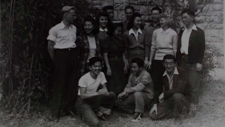 College-age Japanese American students were allowed to leave internment camps and were enrolled at Park College in 1942.
