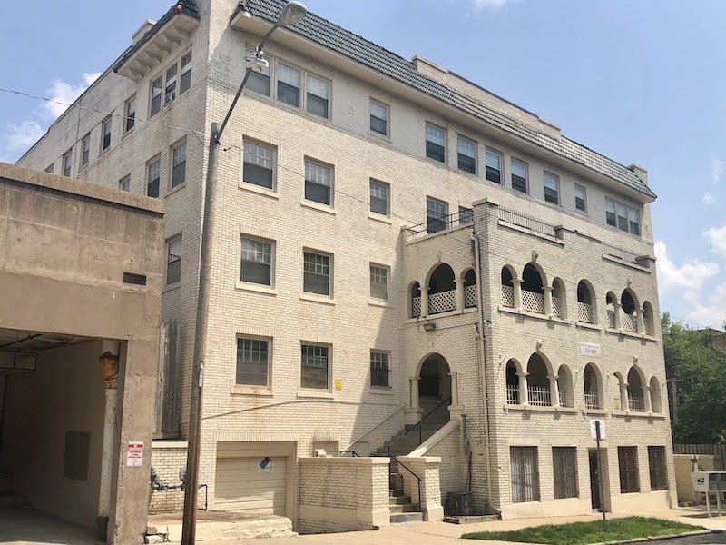 The New Yorker apartments at 3521 Baltimore Ave. rentals.