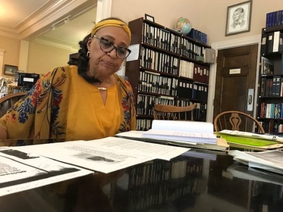 Cecelia Robinson. a member of Clay County African American Legacy Inc., has been researching Clay County families for the planned Liberty African American Legacy Memorial, which seeks to honor the more than 700 area Black residents buried in unmarked graves in a Liberty cemetery.