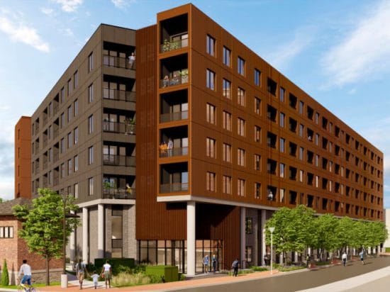 The 193-unit Tracks apartment project is expected to break ground in the Freight House District by the end of the year.