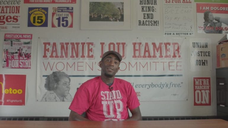 Terrence Wise is a leader in the “Fight for $15,” a movement that advocates raising the minimum wage to $15 an hour.