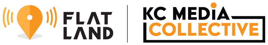 Flatland logo, KC Media Collective logo