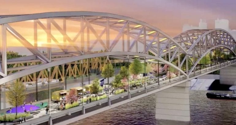Here's a look at how a linear park might work on the Buck O’Neil Bridge.