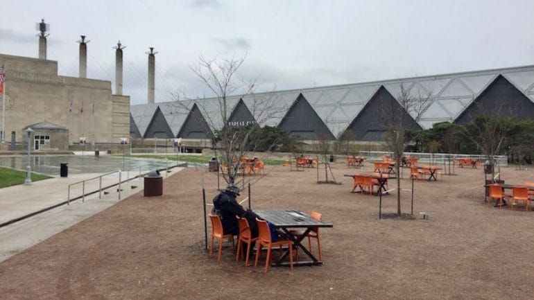 Barney Allis Plaza was described in a 2018 report by the Urban Land Institute as an unwelcoming place.