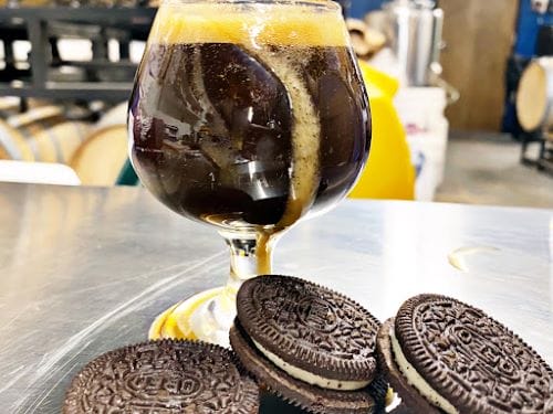 Servaes Brewing Co.’s Rise Up Salted Caramel Cookies & Cream.