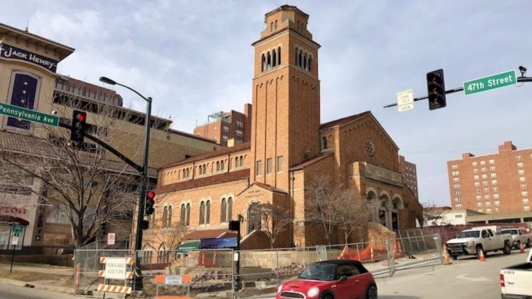 The Seventh Church of Christ, Scientists, would be demolished to make way for the Cocina47 project.