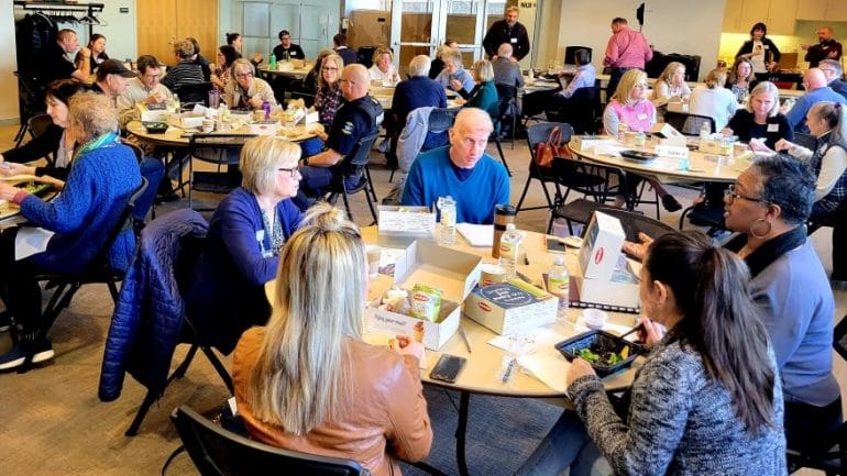 To decide what issues to adopt as their focus, Good Faith Network leaders held many listening sessions at member congregations around Johnson County.