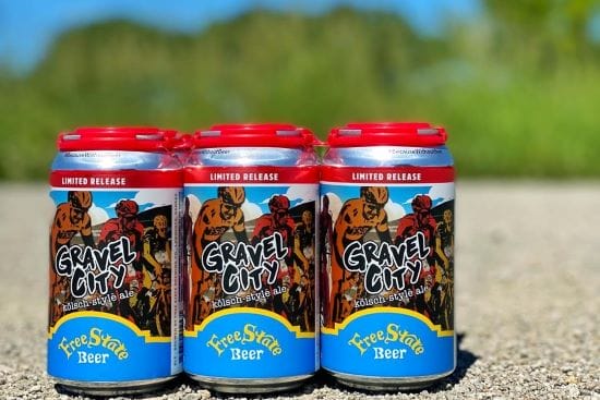 Free State’ Brewing Co.'s limited release kolsch, Gravel City.