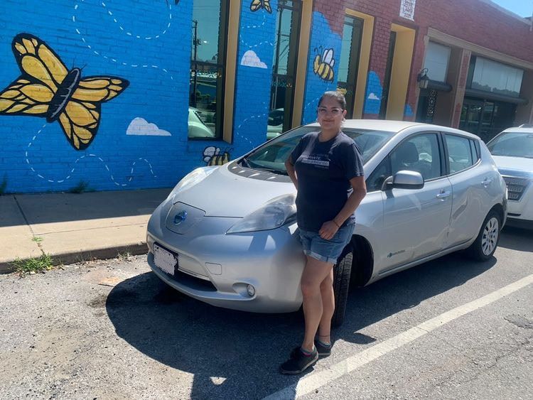 Mely Chavez has been driving her Nissan Leaf since February 2016.
