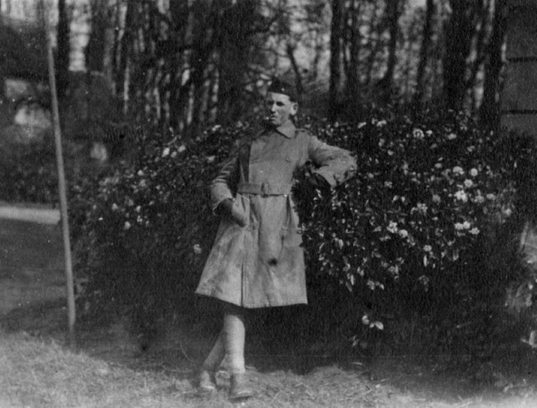 John Miles in his World War I uniform.