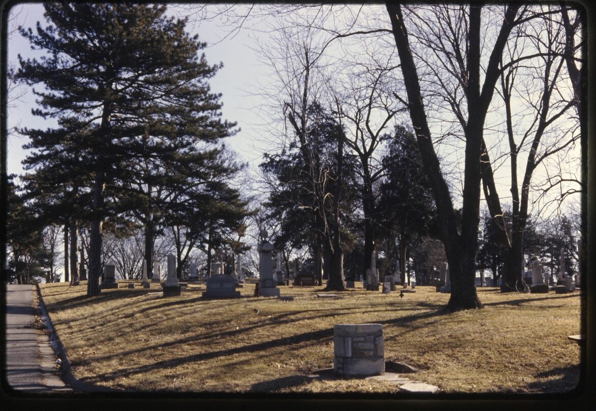 As we wrap up the virtual tour, we wanted to leave you with the final fact of the day: Union Hill began to blossom around the cemetery, according to historical accounts. (Missouri Valley Room Special Collections)