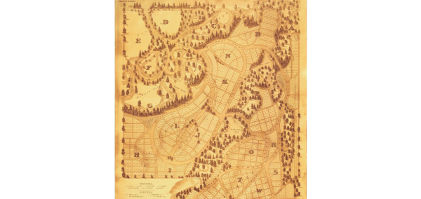 An 1872 Elmwood Cemetery map depicts several ponds or small lakes that are not visible today. Elmwood administrators believe landscape architect George Kessler may have directed their removal in the 1890s.