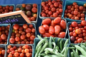 Produce from Mo Mo Ru Tha Farm at the Overland Park Farmers Market.