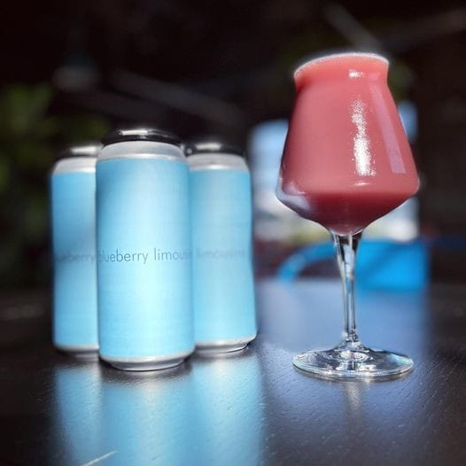 Strange Day Brewing's newest beer, Blueberry Limousine.