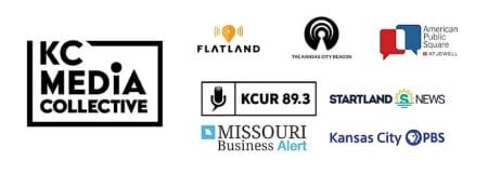 Logo listing the members of the KC Media Collective.