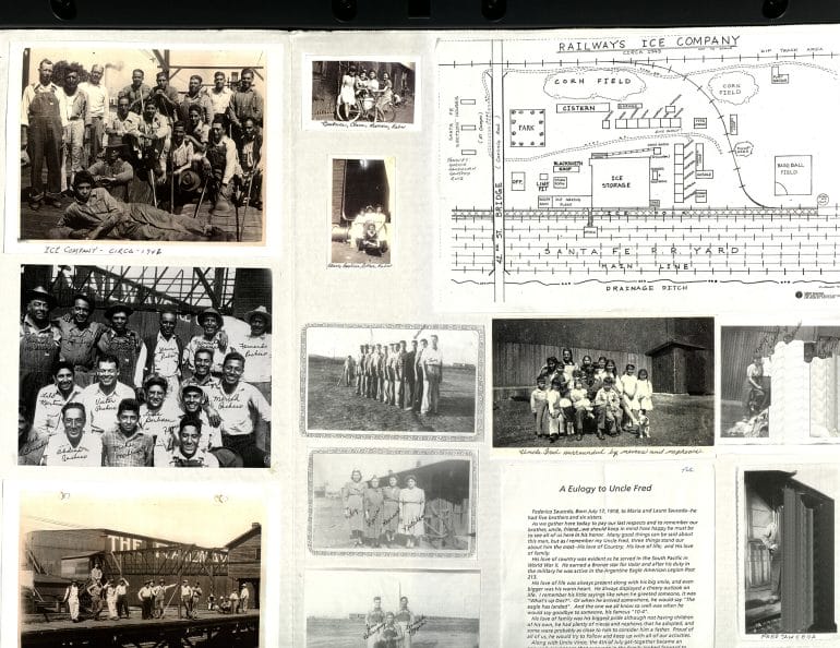 基罗加一家多年来一直在记录他们的家庭和La Hielera。这里有工厂工人、家属的照片和悼词。(Quiroga家庭)