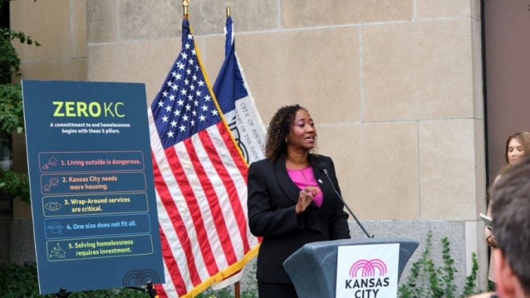 Ryana Parks-Shaw, the 5th District City Council member, spearheaded the Zero KC action plan. She announced the plan to members of the press with other city leaders on Sept. 22.