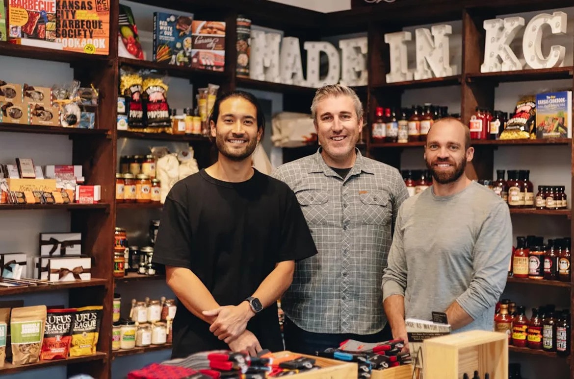 Tyler Enders, Keith Bradley and Thomas McIntyre of Made in KC.