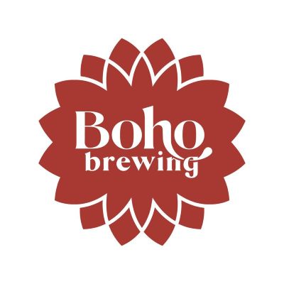 Boho Brewing's hop-shaped logo.