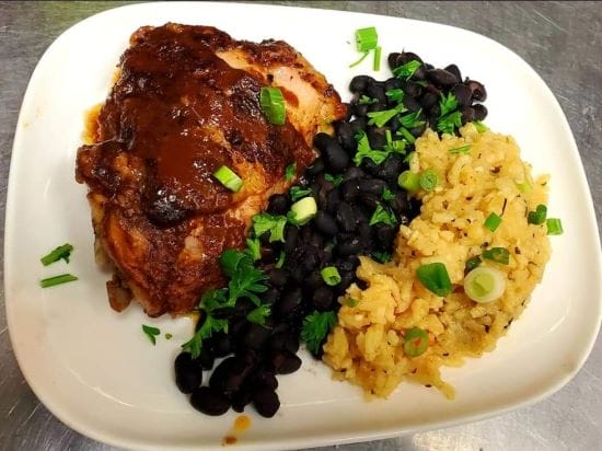 Trago’s Bar & Tapas in the Northland will offer Mimi’s Chicken Mole with Spanish rice. The $50 four-course dinner features avocado gazpacho, seafood ceviche and chocolate brown with caramel rum glaze.
