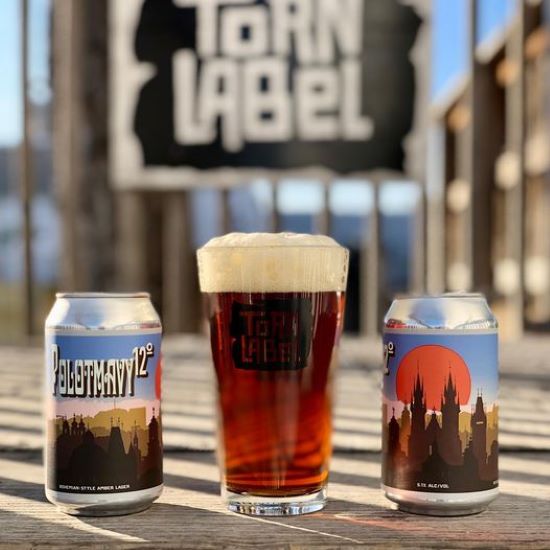Torn Label’s new beer Polotmavy 12°