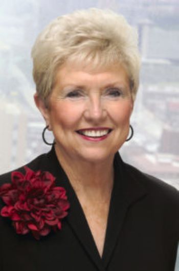 Portrait of Kay Barnes.