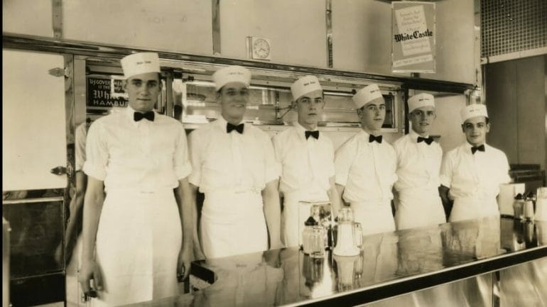 Prior to World War II, almost all White Castle employees were male.