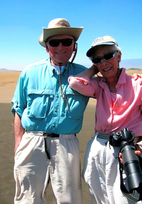 Bert Berkley and his wife, Joan, on vacation.