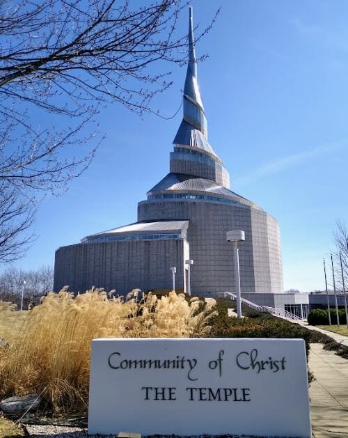The striking world headquarters of the Community of Christ (formerly the Reorganized Church of Jesus Christ of Latter-day Saints) is home to the newly formed Center for Living Water.