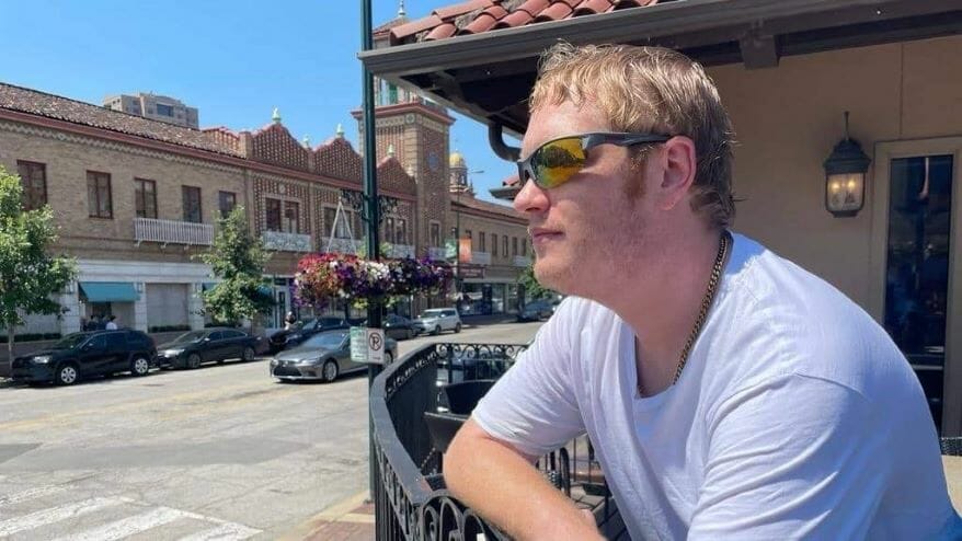 Ryan Coffman spending a lazy weekend at the Country Club Plaza without his wife in Bangladesh.