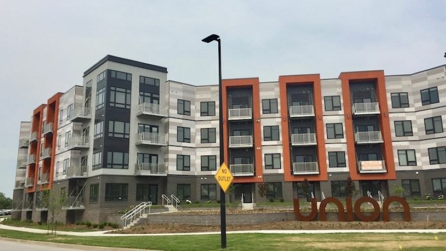 The Union Berkley Riverfront apartment complex.