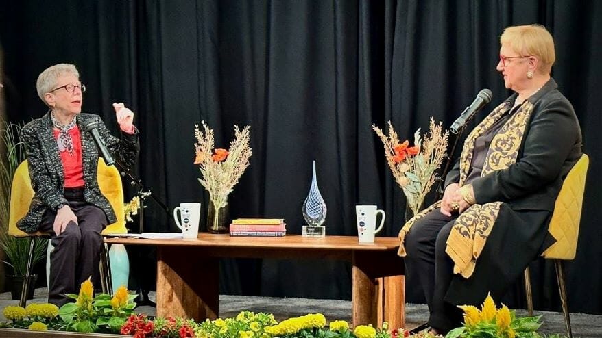 NPR’s Terry Gross interviews Lidia Bastianich in front of a live studio audience for Fresh Air.
