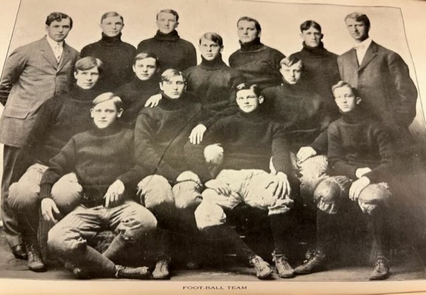 Manual High School football squad.