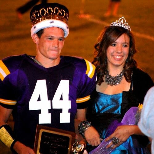 Nathan Stiles, 17, died hours after suffering a head injury during a 2010 Spring Hill High School football game, Here he is shown a few weeks earlier, serving as the school’s homecoming king.