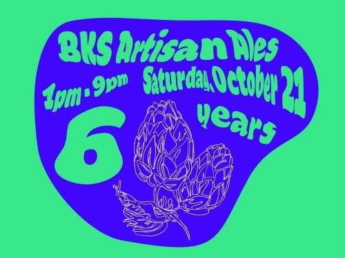 BKS Artisan Ales party invitation.