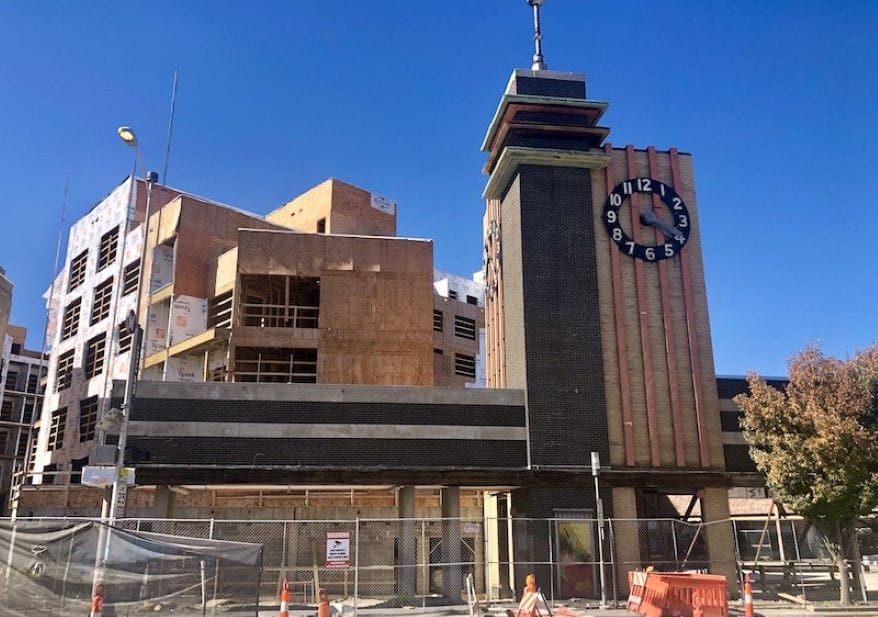 Lux Living is currently redeveloping the former Katz drugstore at Main and Westport Road into a 192-unit apartment project.