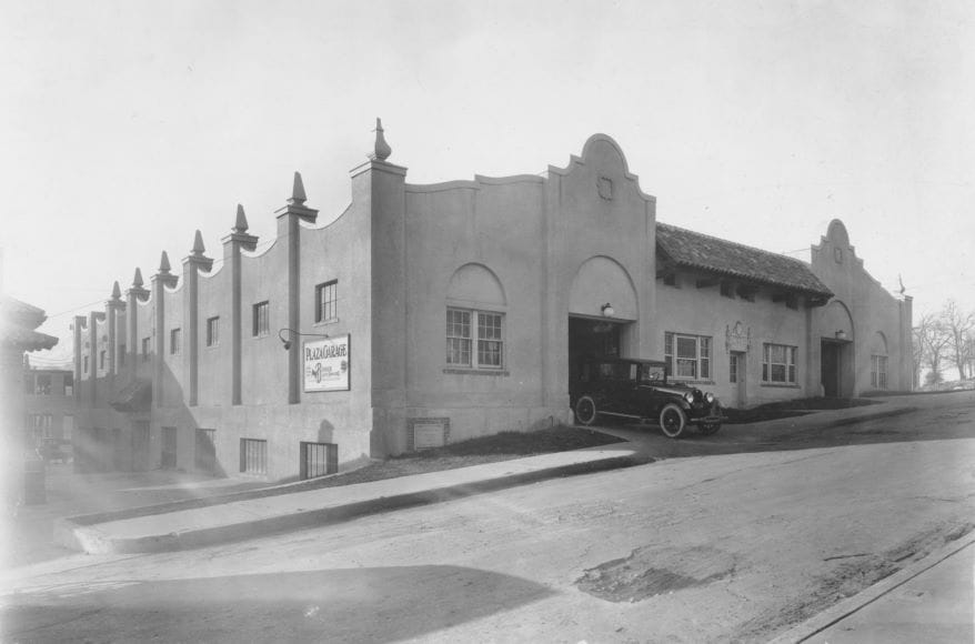 The Country Club Plaza's first parking garage.