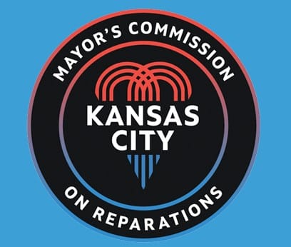 Mayor's Commission on Reparations logo.