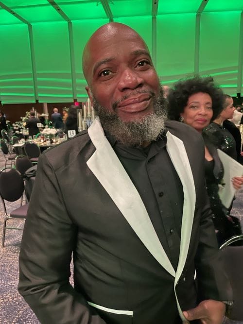 Author Michael Harriot gave the keynote for the celebration of the 50th anniversary of the Black Archives of Mid-America.