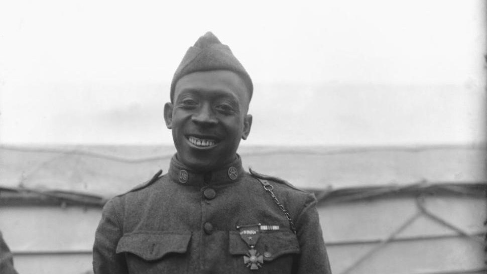 Following Henry Johnson’s encounter with German soldiers in May 1918, the French government honored him with the Croix de Guerre, or war cross.