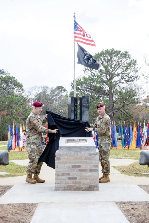 In January officers at Fort Johnson unveiled a new plaque honoring Henry Johnson.