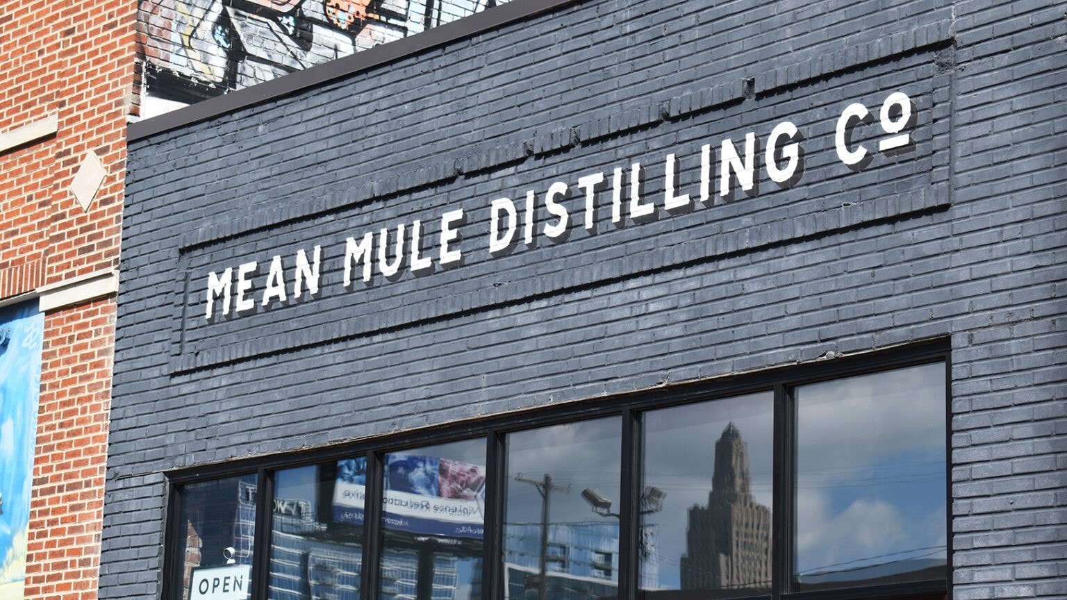 Mean Mule Distilling Co. sits in the Crossroads.
