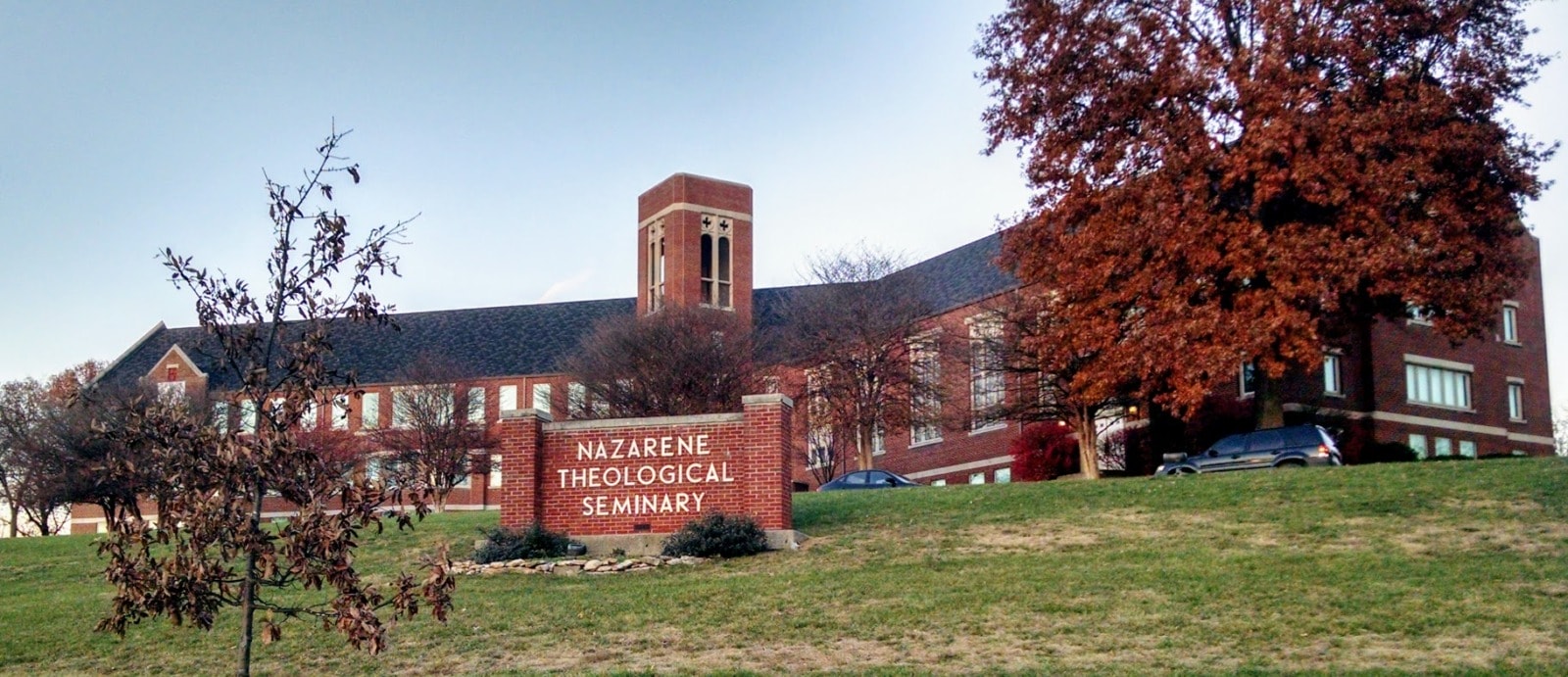 Buildings in the metro area used for religious purposes include several theological seminaries, including this one near 63rd and the Paseo operated by the Church of the Nazarene.