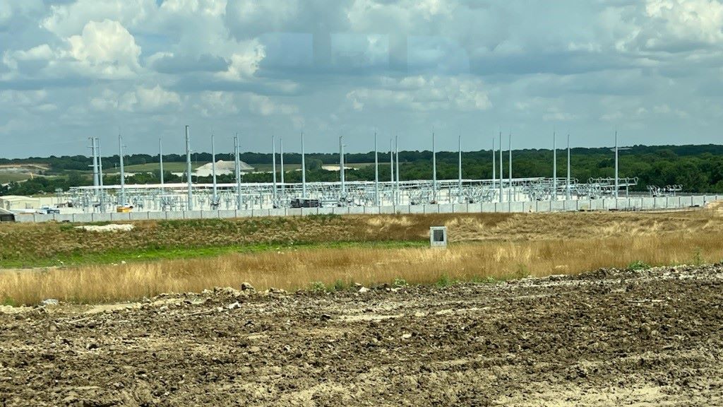Evergy has built a new substation to provide energy for the new Panasonic Energy electric vehicle battery plant in De Soto, Kansas.
