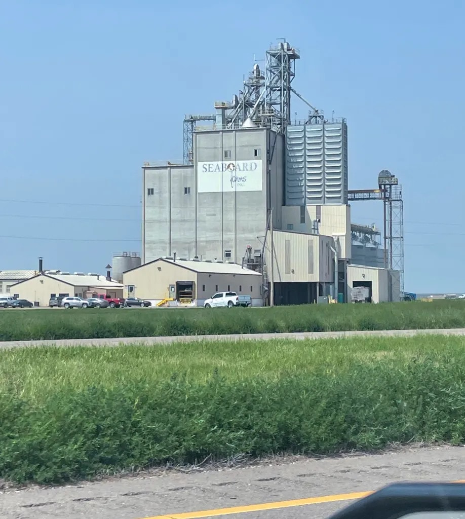 Seaboard's pork processing plant in Guymon on Aug. 9, 2021.